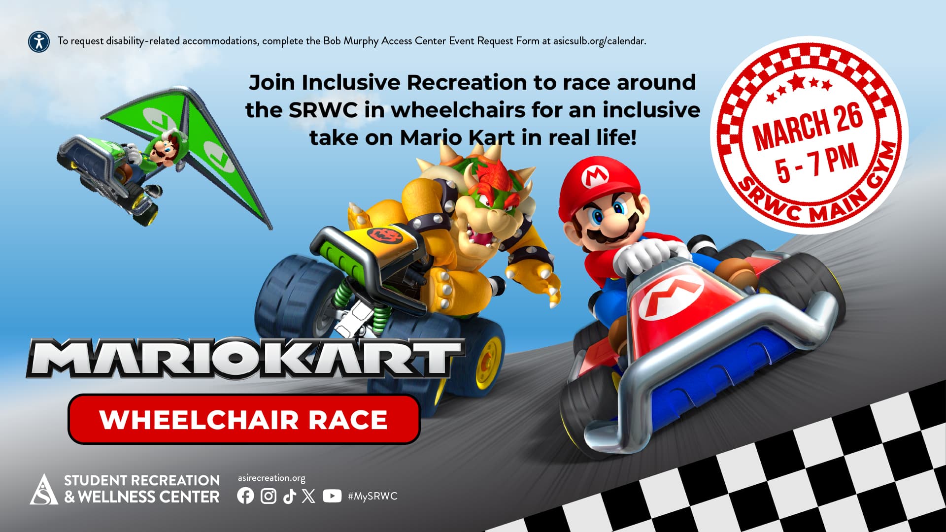 Mario Kart Wheelchair Race