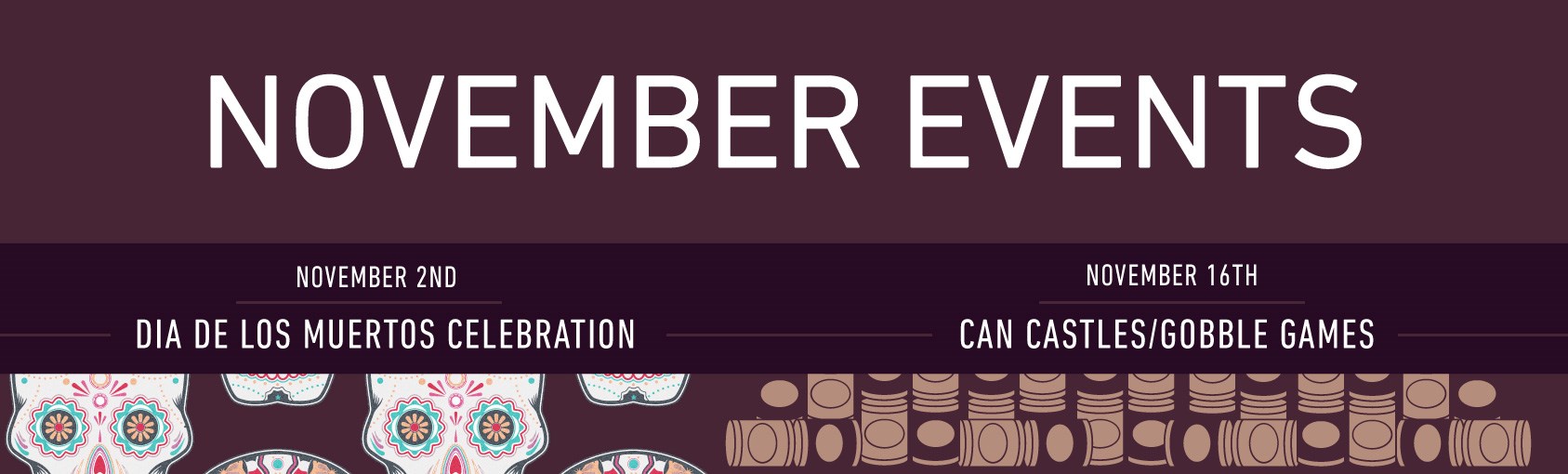 November Events banner