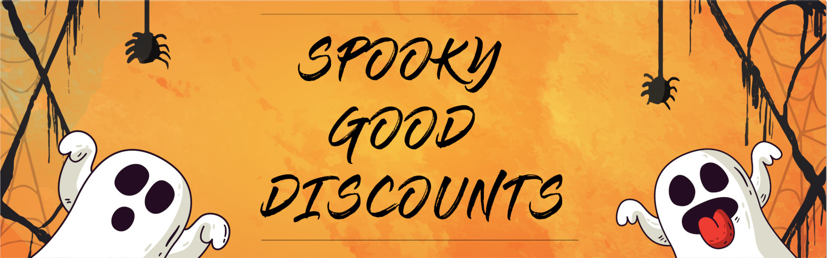 SPOOKY GOOD DISCOUNTS AT INFO & TICKET CENTER Banner