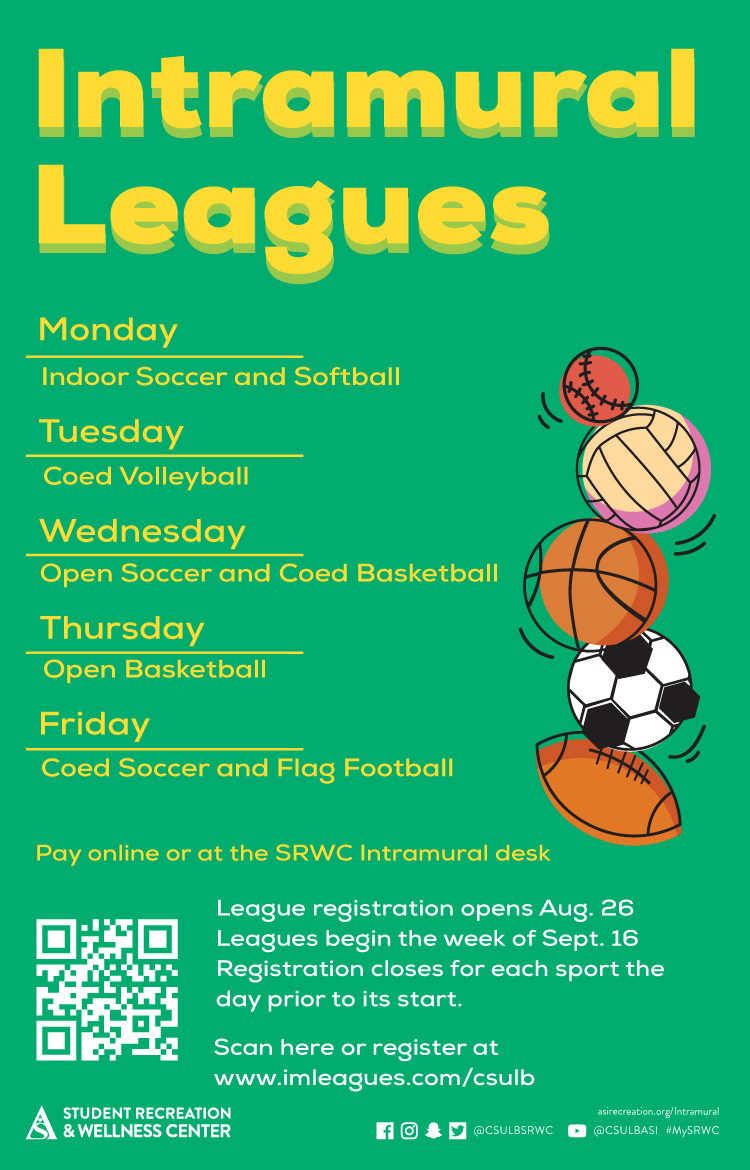 intramural leagues poster