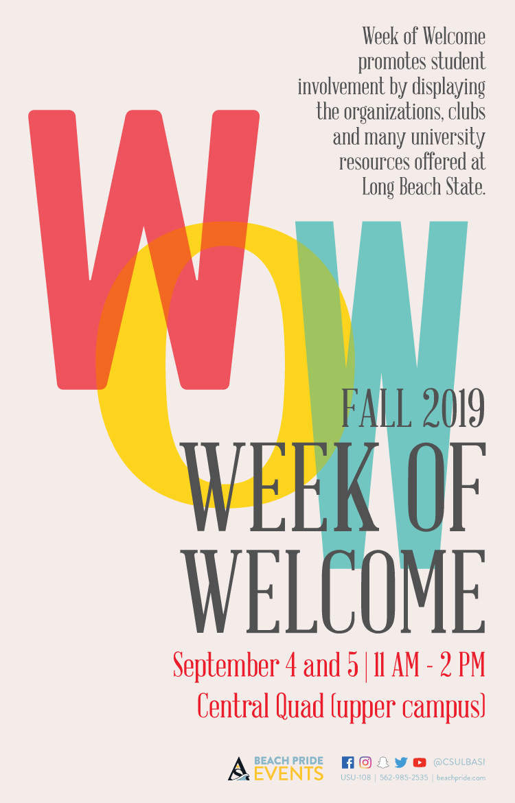 Fall week of welcome 2019