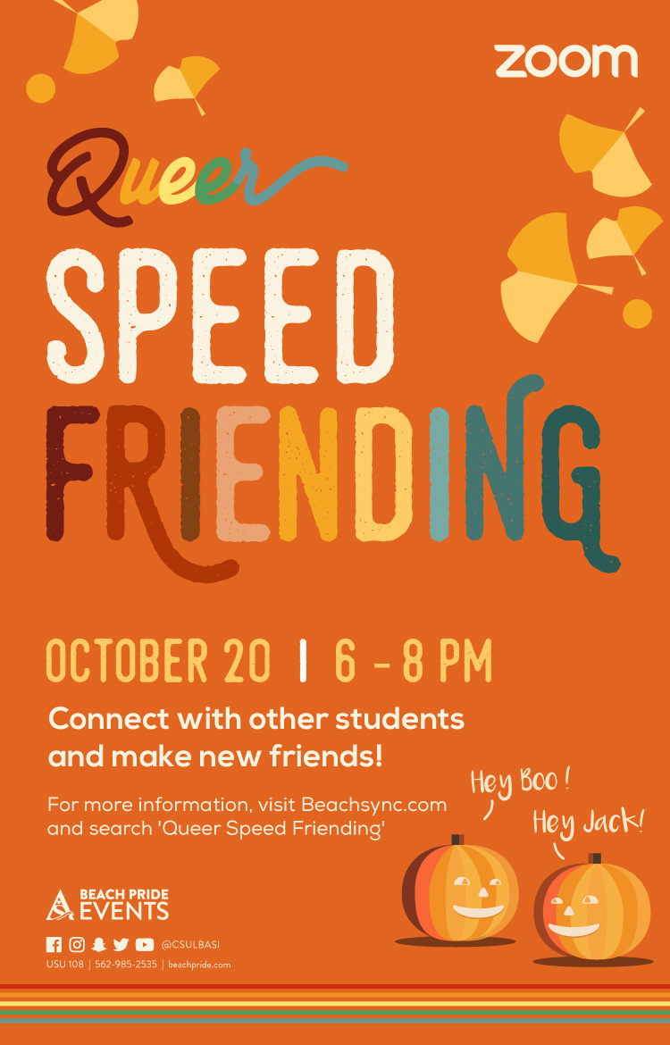 Virtual Speed Friending October Poster