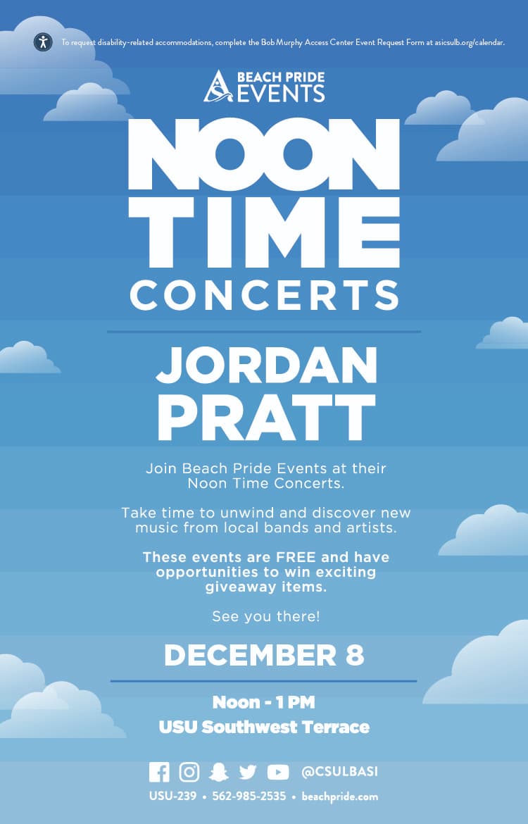 Noontime Concert: Jordan Pratt poster image