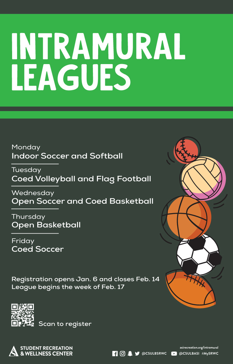 SRWC intramural leagues poster