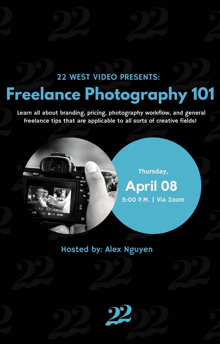 22 West Video Workshop Poster