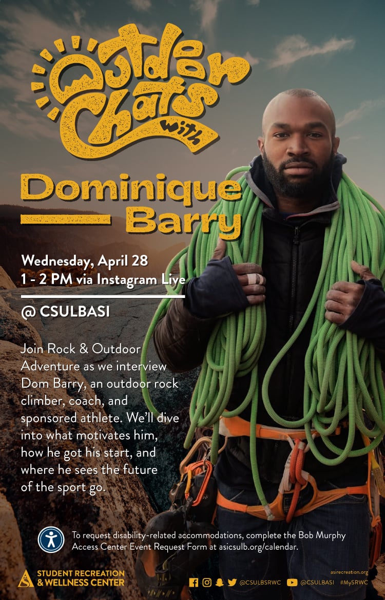 Outdoor Chats w/ Dominique Barry Poster