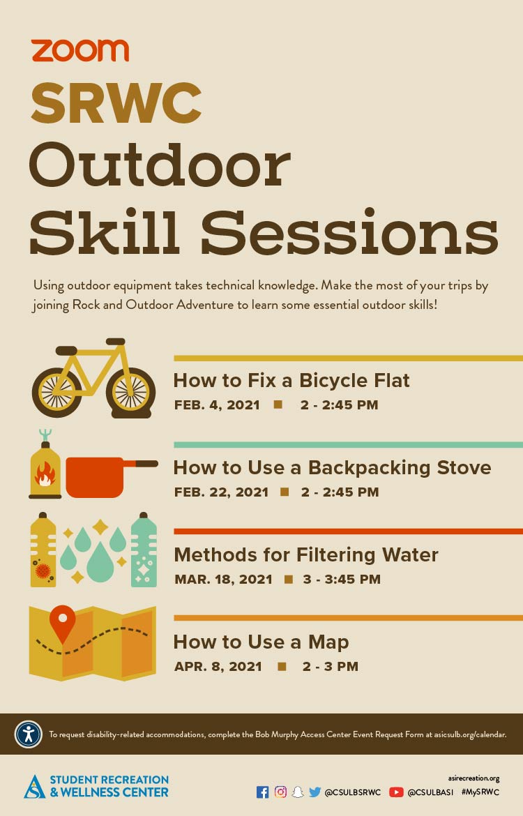 Outdoor Skill Sessions Poster