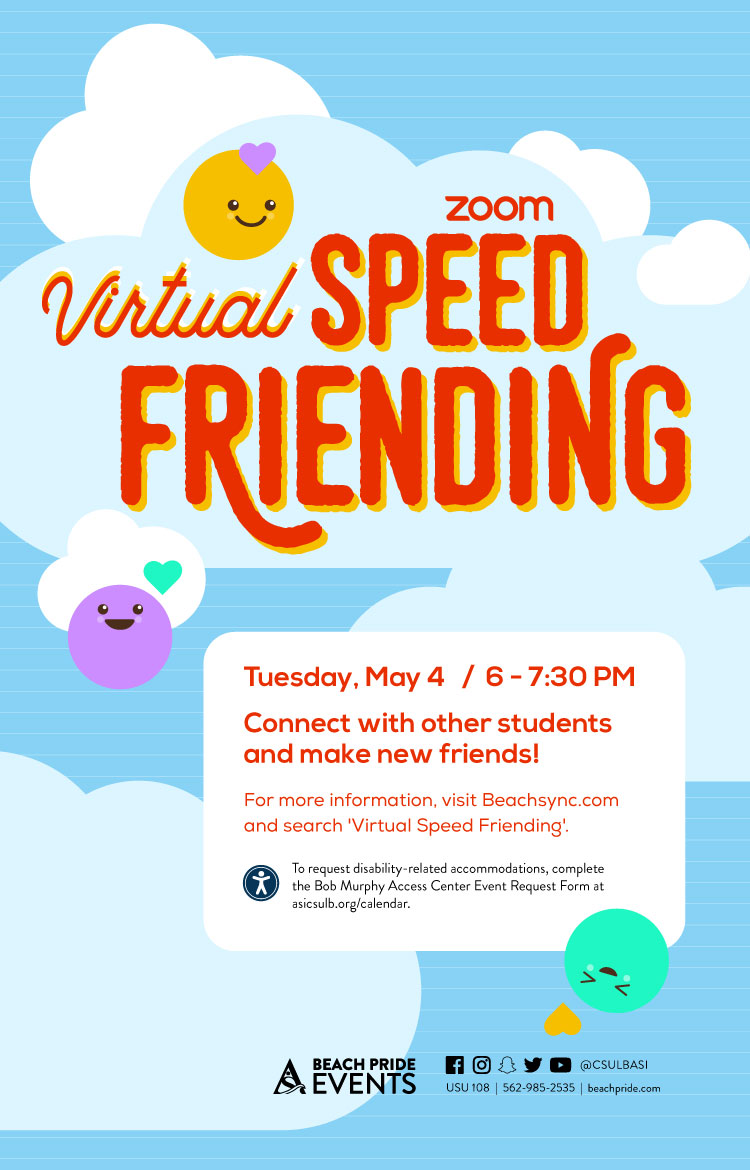 Virtual Speed Friending Poster