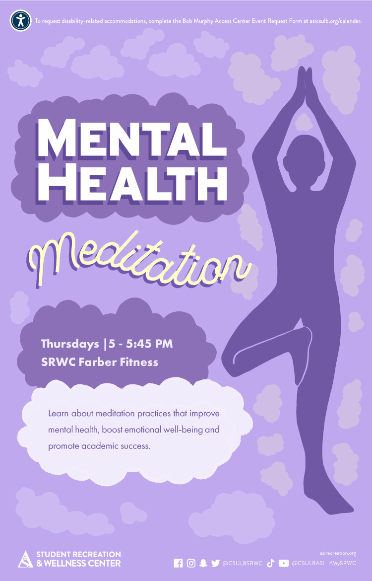 Mental Health Meditation Poster