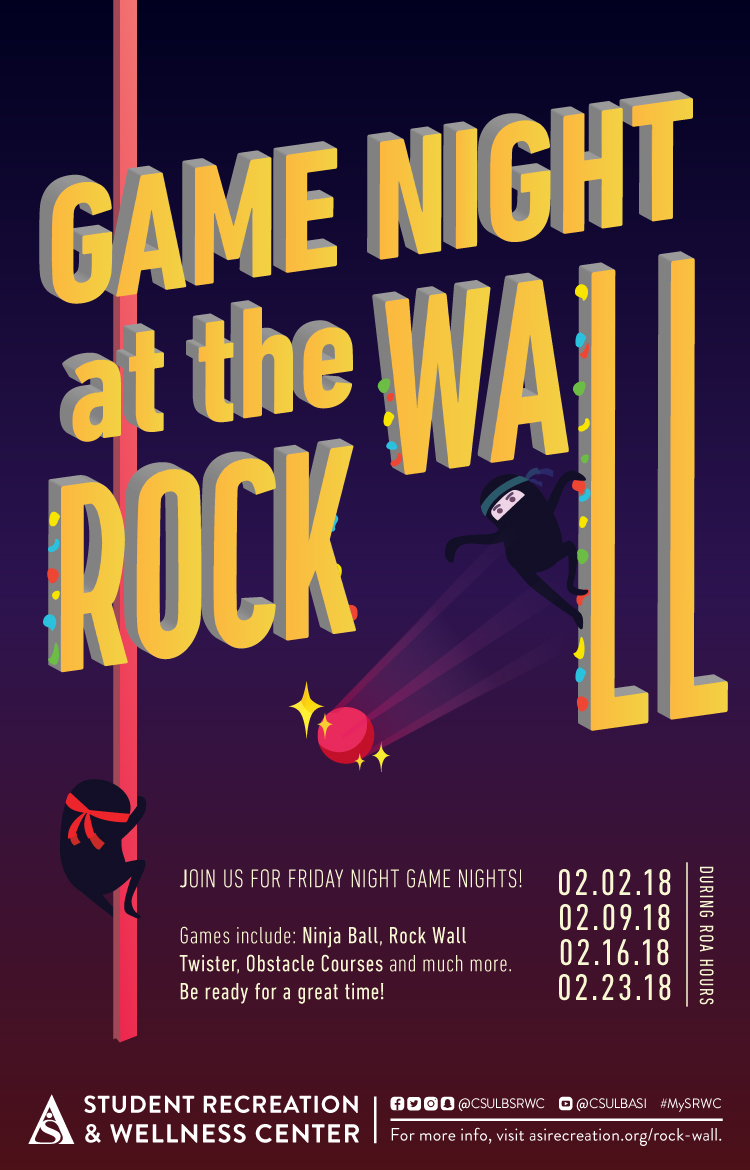 Game Night at the Rock Wall poster