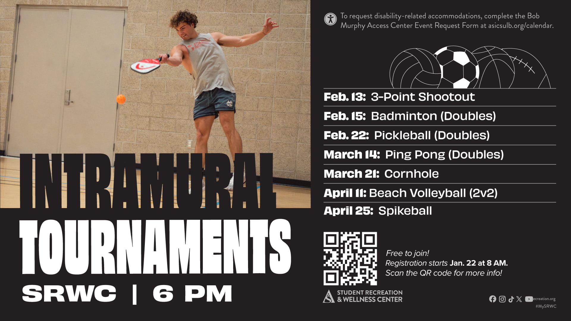 Intramural Tournaments: Beach Volleyball
                