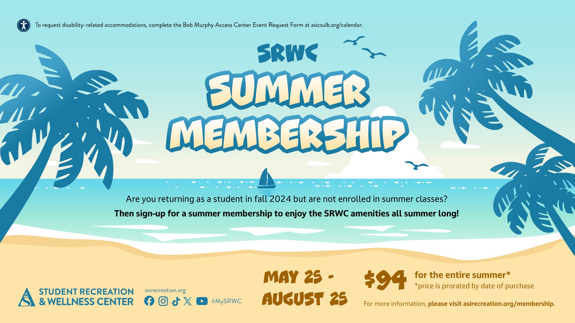 SRWC Summer Memberships
                