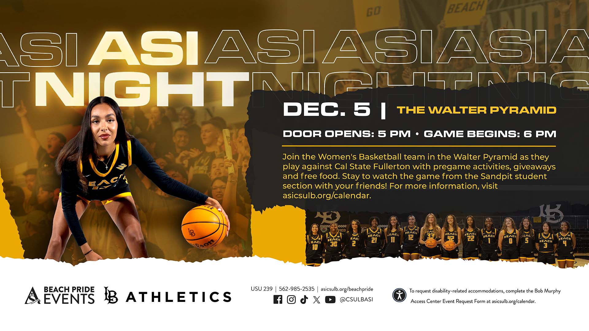 ASI Night: Women's Basketball

                