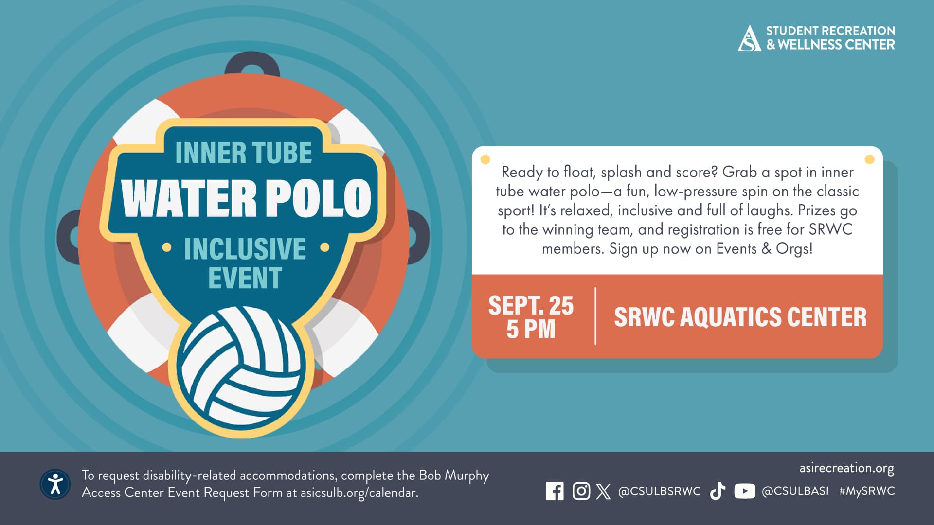 Inner Tube Water Polo Inclusive Event