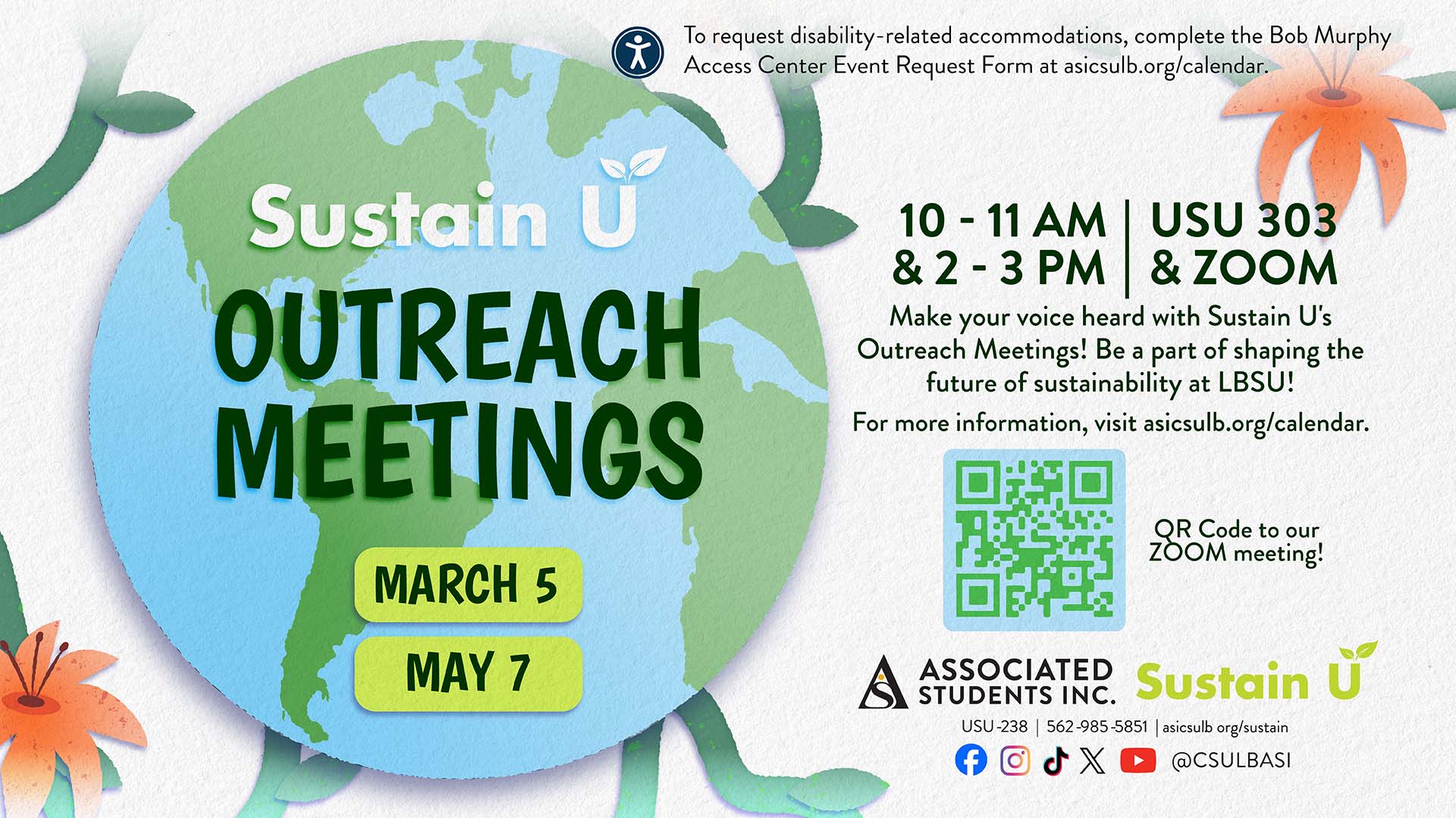 Sustain U Outreach Meetings