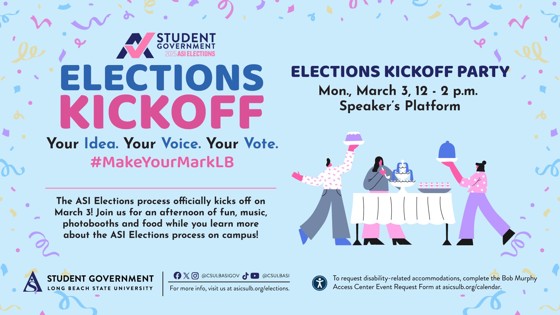 Elections Kickoff Party