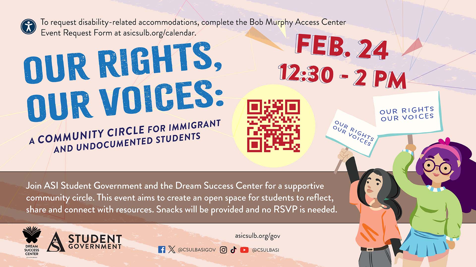 Our Rights, Our Voices: A Community Circle for Immigrant and Undocumented Students