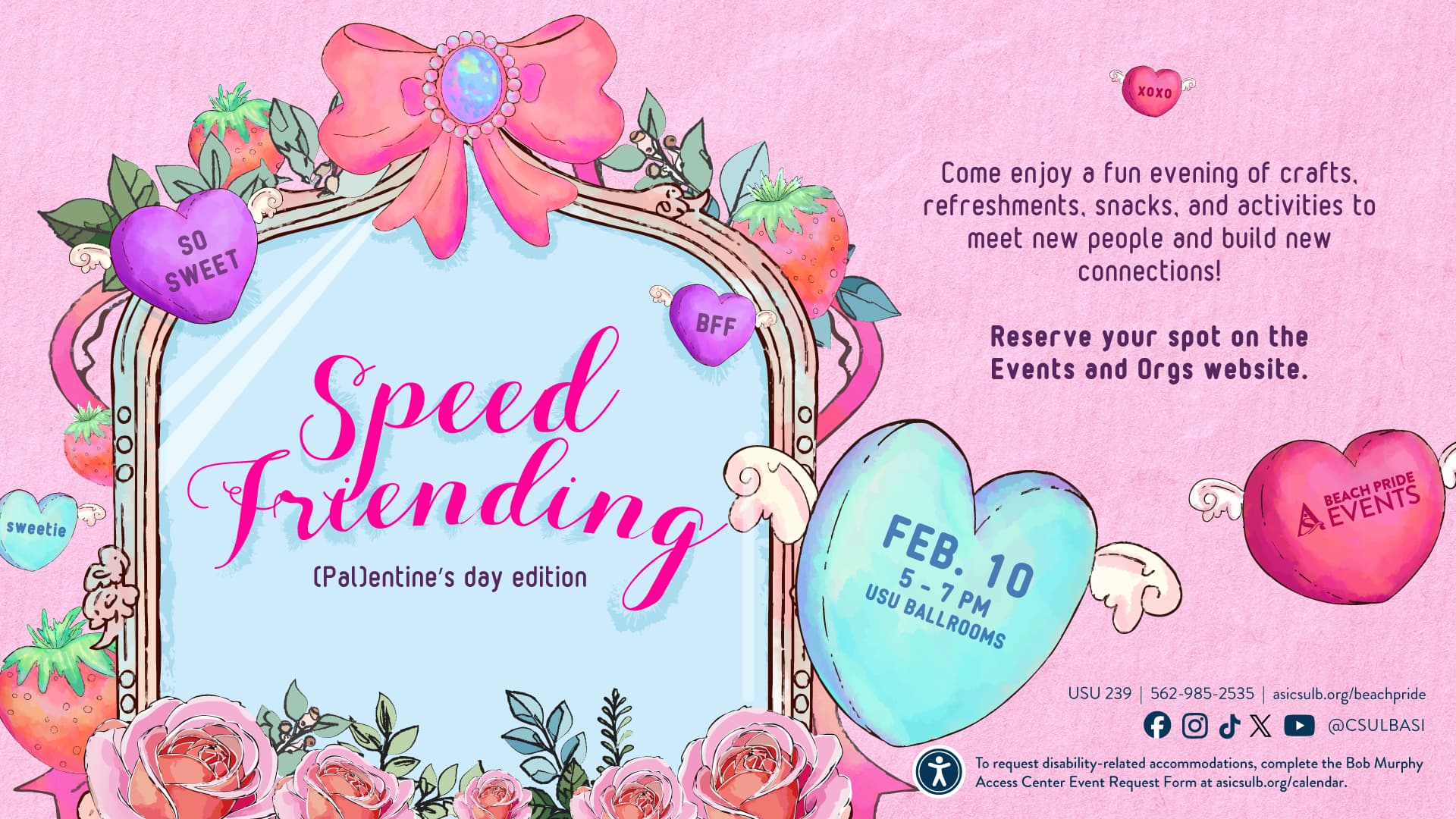 Speed Friending: (Pal)entine's