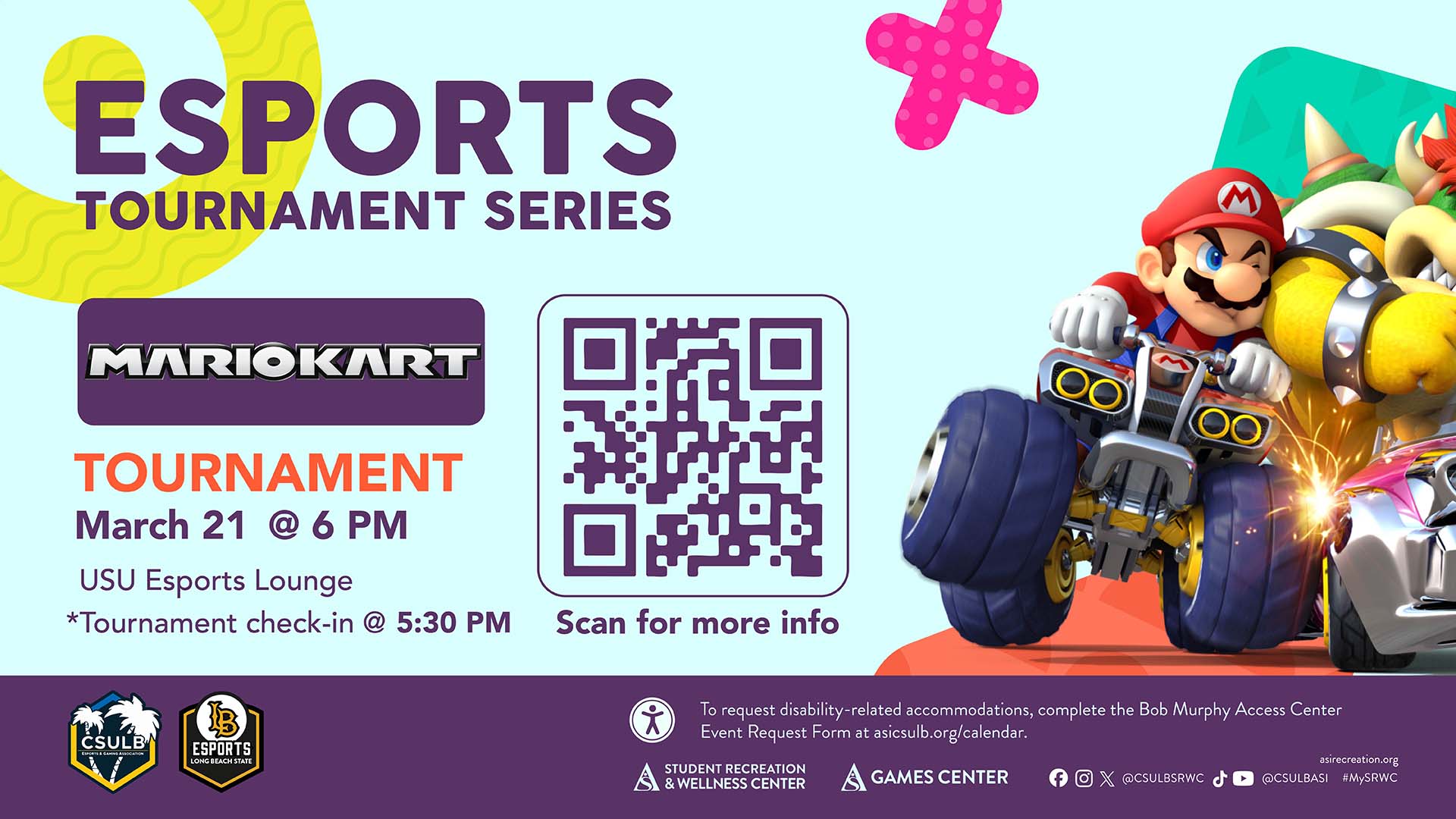 Esports Tournament: Mario Kart
                