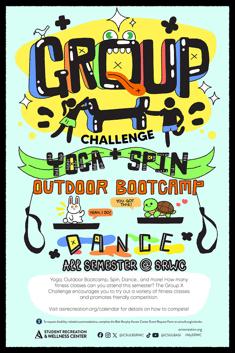 Group Challenge X
      All Semester Long
      SRWC