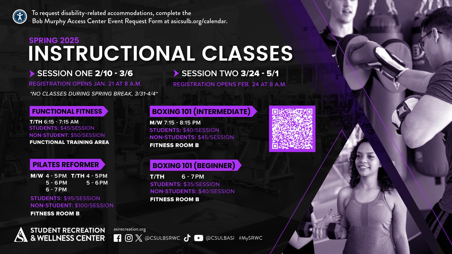 Spring 2025 Instructional Classes