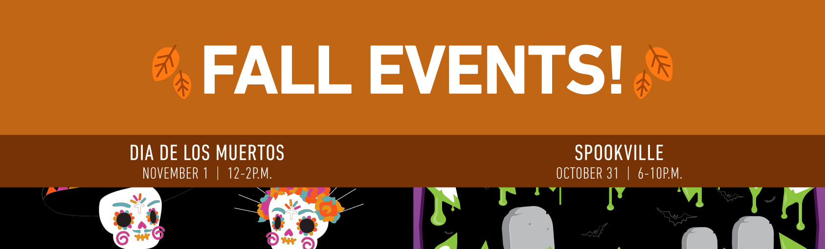 Fall Events banner