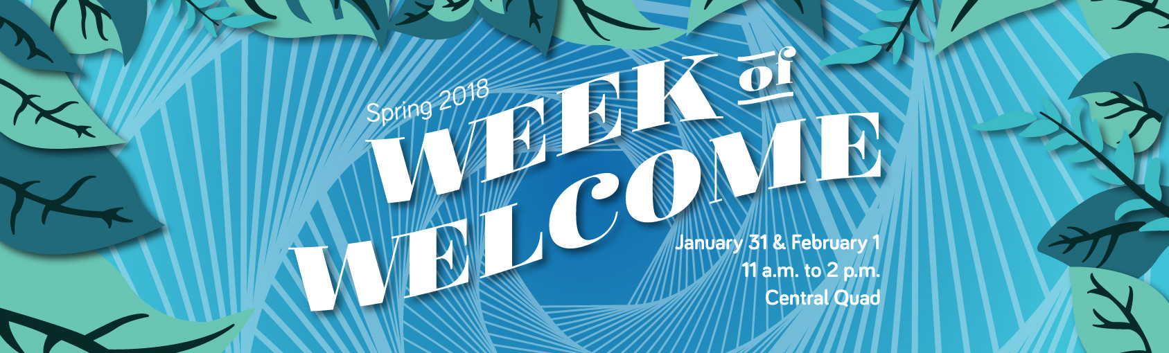 Week of Welcome 2018 banner