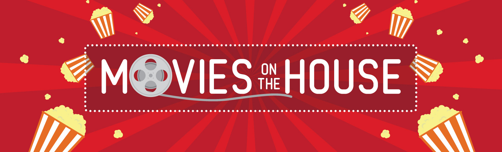 Movies on the House Spring 2019 Banner