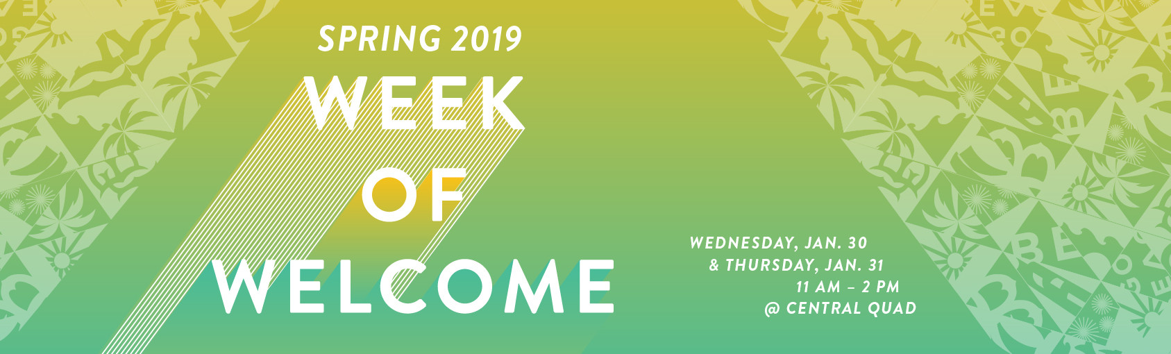 Week of Welcome Spring 2019 Banner