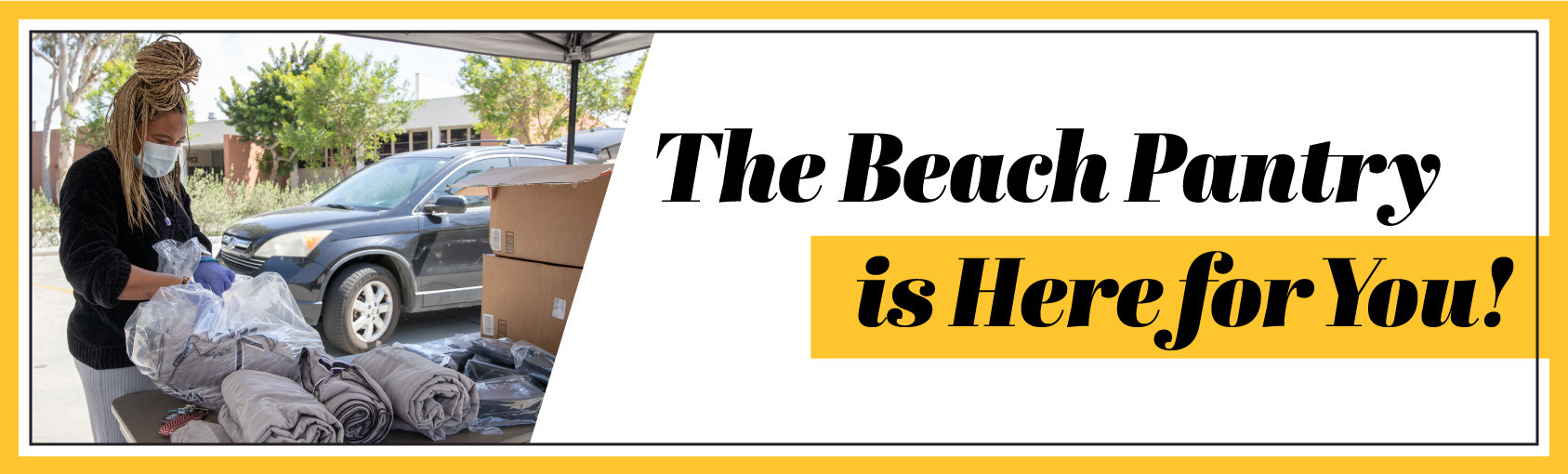 The Beach Pantry is Here for You! banner