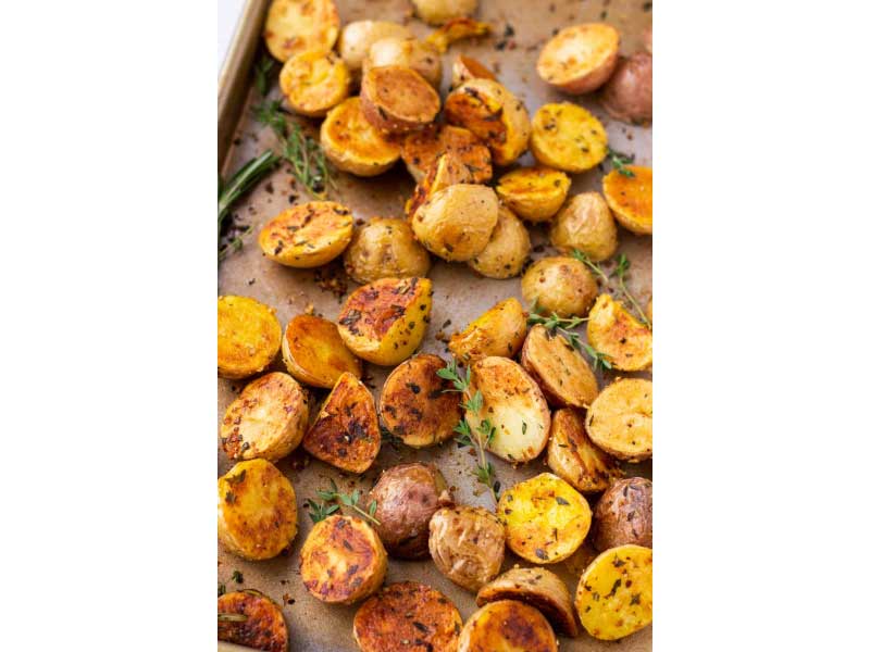 Oven Herb Roasted Potatoes