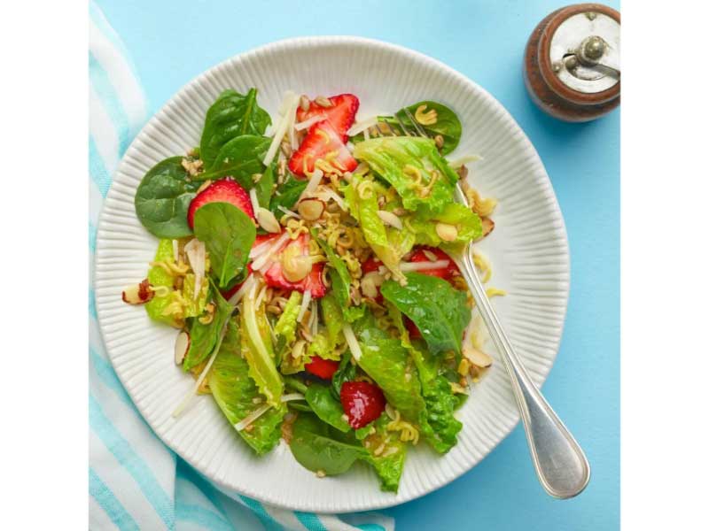 Strawberry Salad on plate