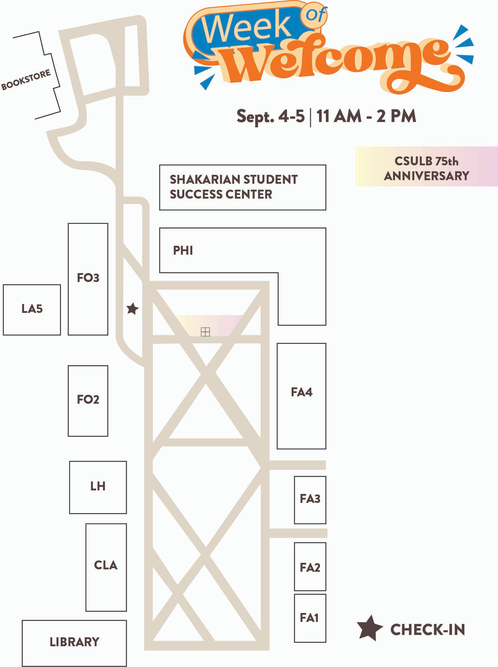 75th Anniversary Tent - WOW Map