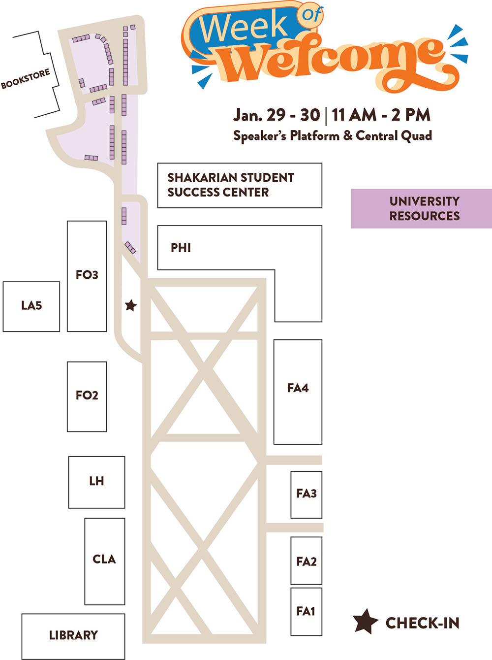 University Resources - WOW Map