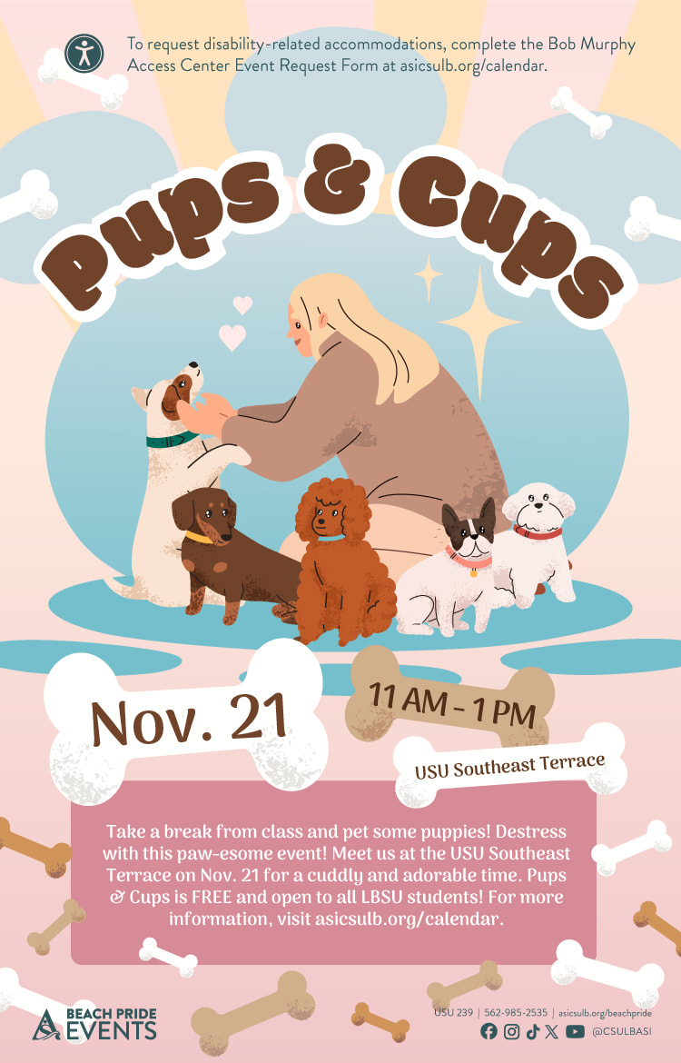 Pups & Cups - Nov 21 - Relax with furry friends