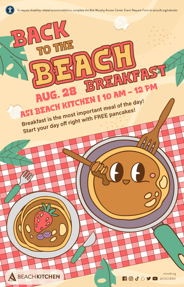 BeachKitchen - Aug 28 - Back to the Beach Breakfast