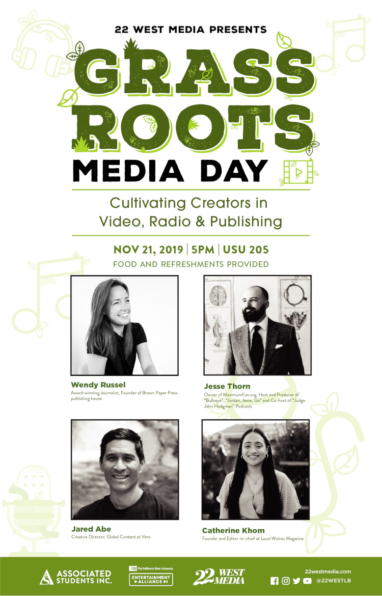 22 west media grass roots media day poster