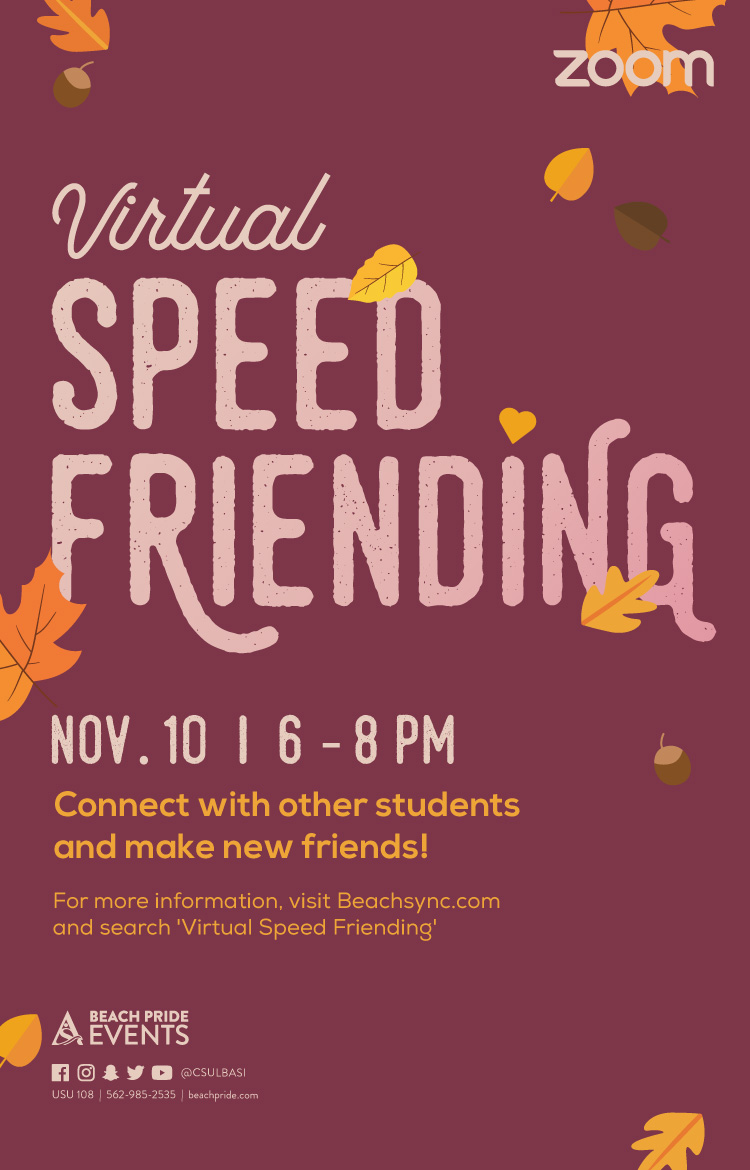 Virtual Speed Friending November Poster