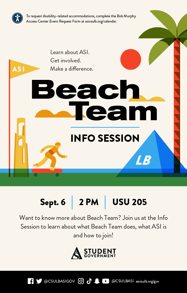 beach team info session poster