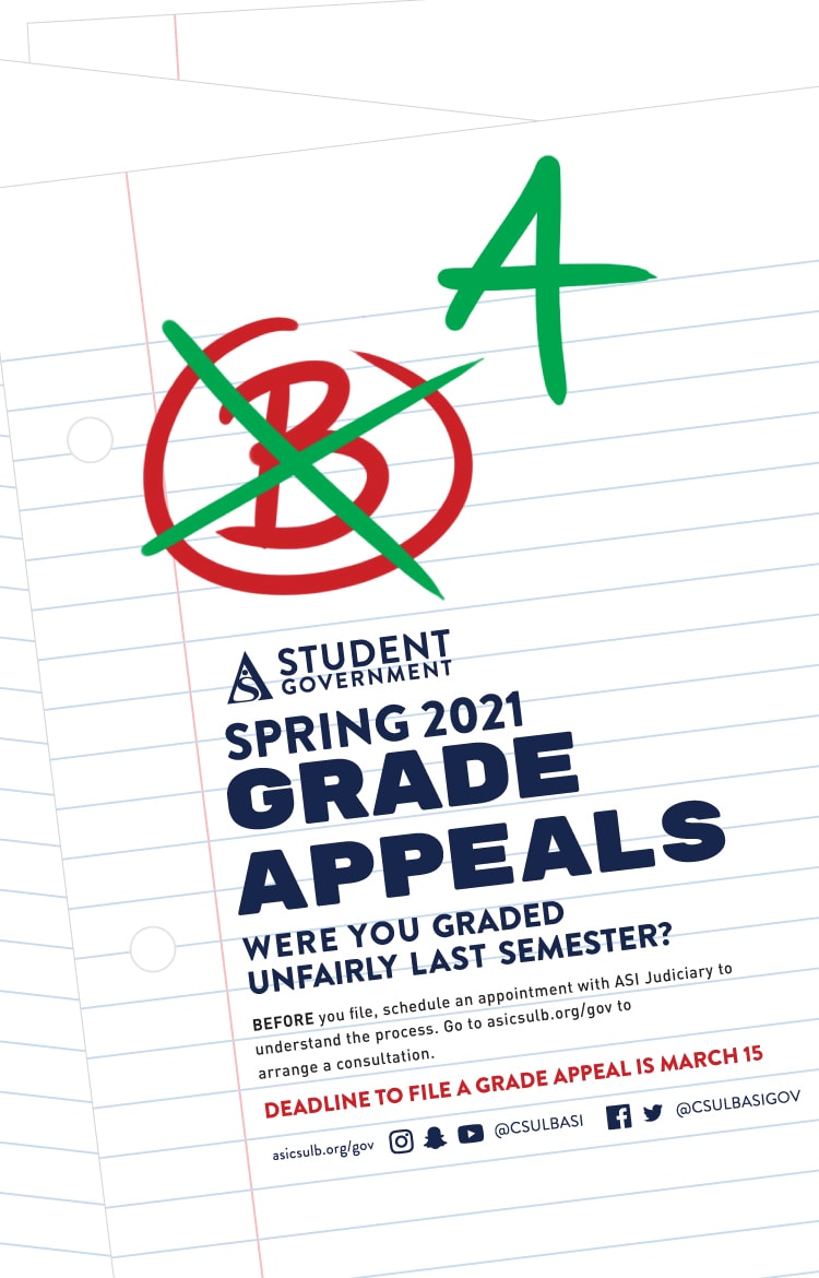 Grade Appeals poster Spring 2021
