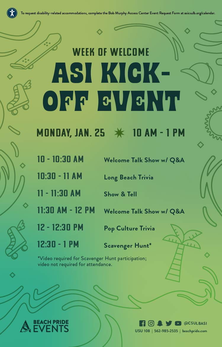 ASI Kick-Off Event Poster