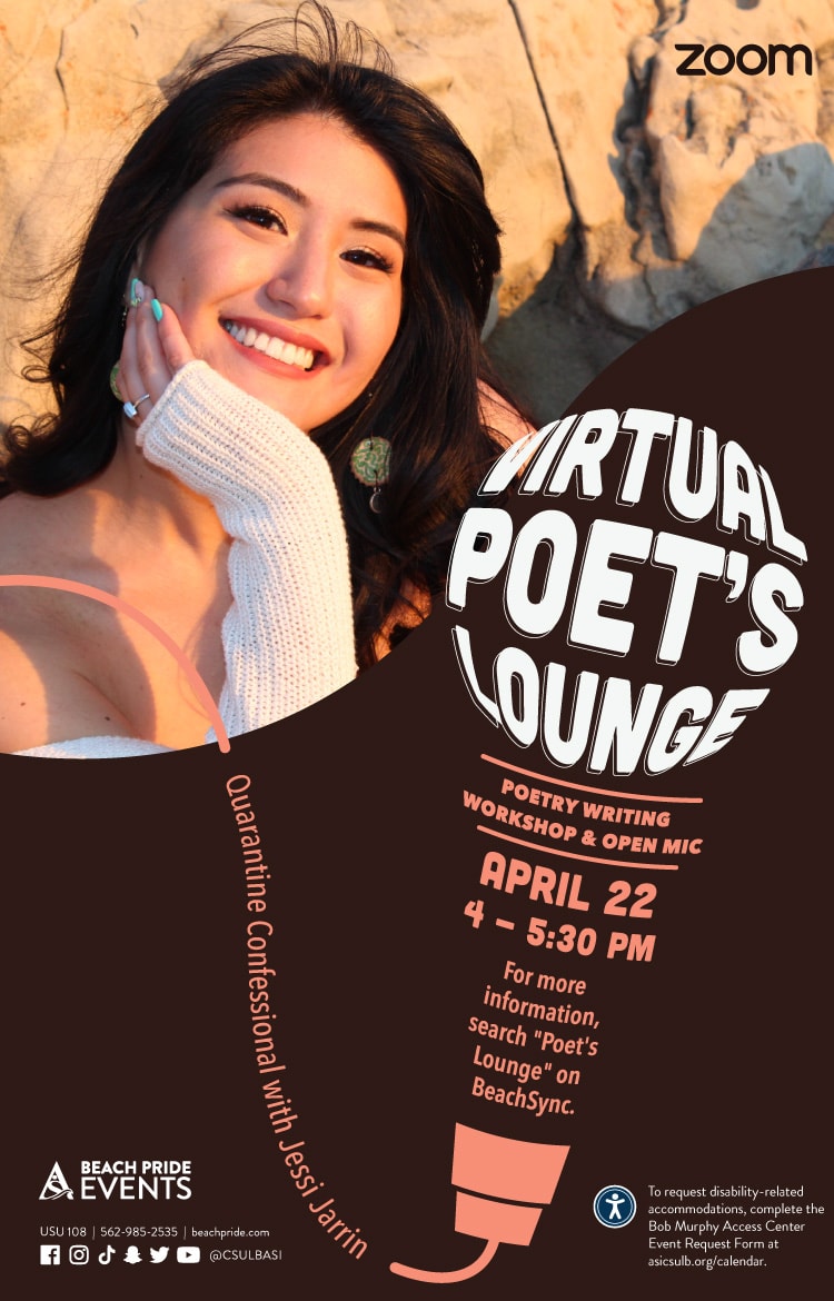 virtual poet lounge poster